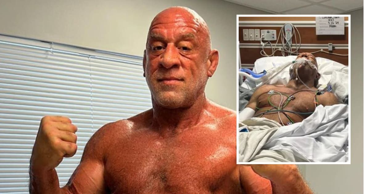 Retired UFC Legend Mark Coleman is fighting for his life after rescuing his parents from tragic house fire (@mikecolemanufc/Instagram, GoFundMe)