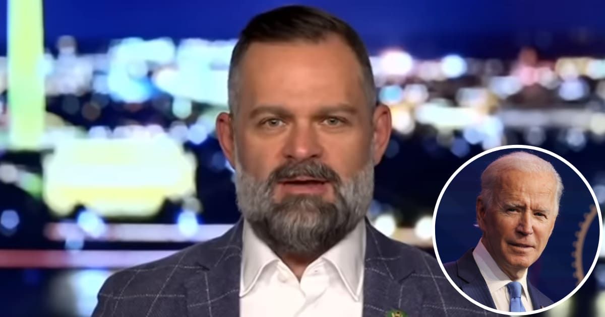 Rep Cory Millis said that he would do Joe Biden's job of helping Americans if required during an episode of 'Fox & Friends' (Screengrab/Fox News and Getty Images)