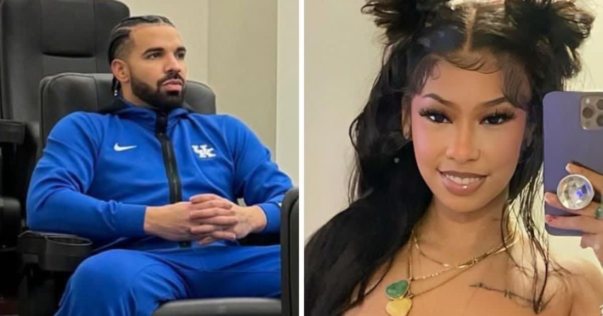 Drake allegedly slid into an Instagram model's DM and left her a strange text (@champagnepapi/Instagram, Rapperhouse/Facebook)