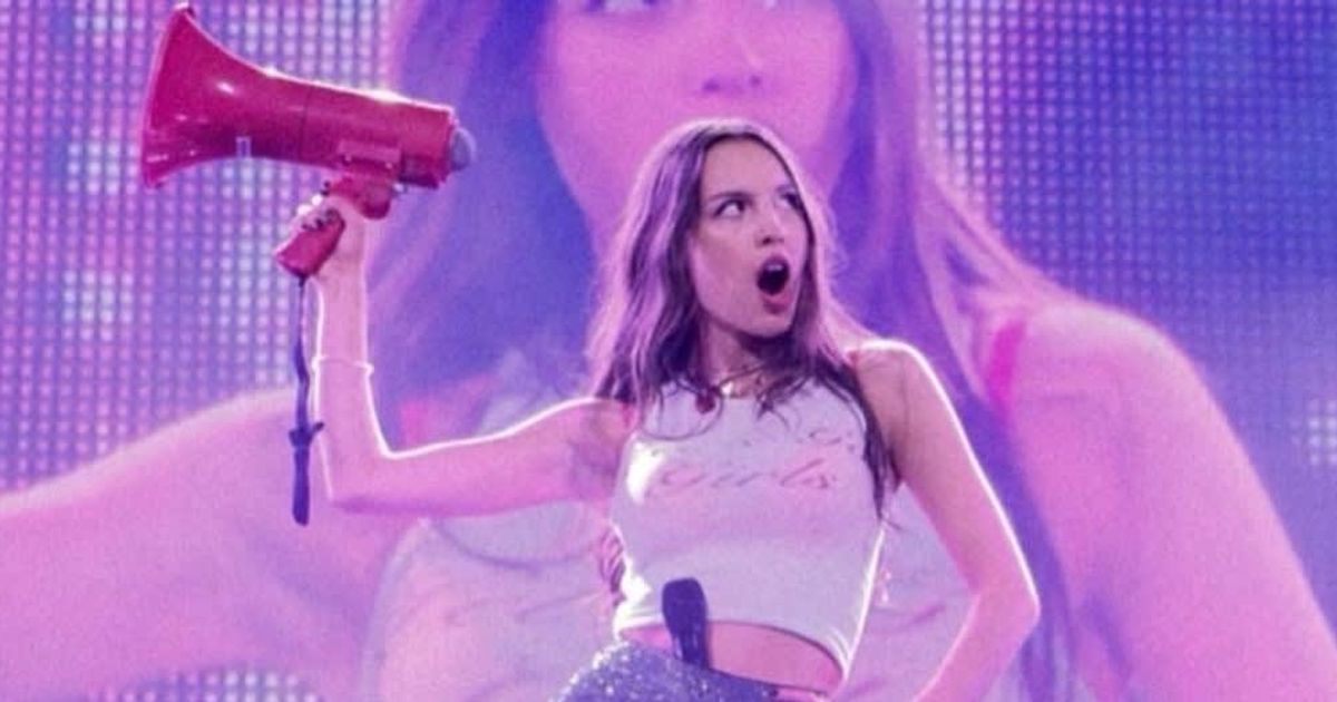 Packages containing various contraceptive aids were distributed during Olivia Rodrigo's concert (@oliviarodrigo/Instagram)