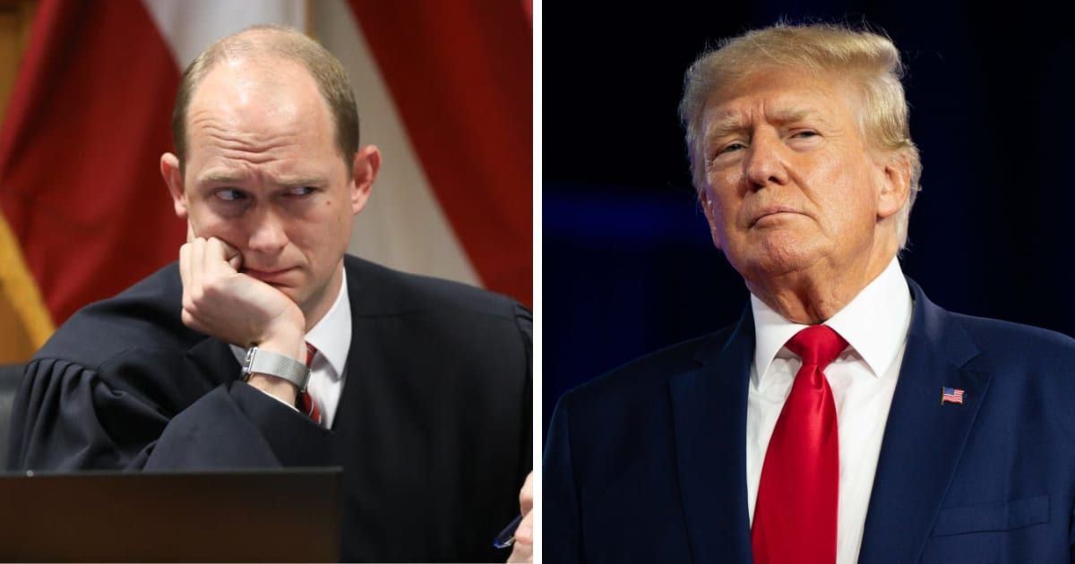 Judge Scott McAfee dropped six charges against Donald Trump and his co-defendants in the Georgia election subversion case (Alyssa Pointer-Pool/Getty Images, Getty Images)