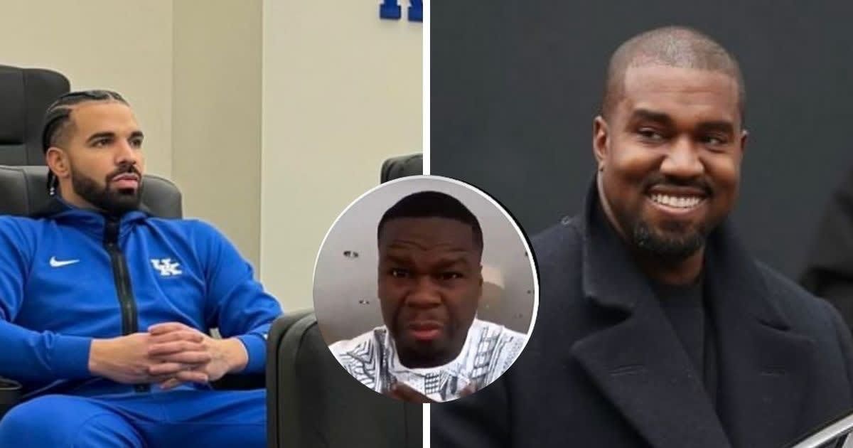 ‘Goofiest beef’: Internet amused as Drake uses viral 50 Cent clip to address Kanye West reigniting feud
