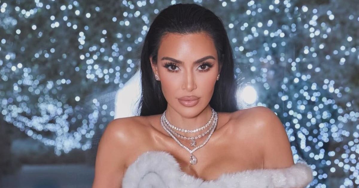 Kim Kardashian recorded a close-up and personal TikTok video for her business SKKN by Kim (Kim Kardashian/Facebook)