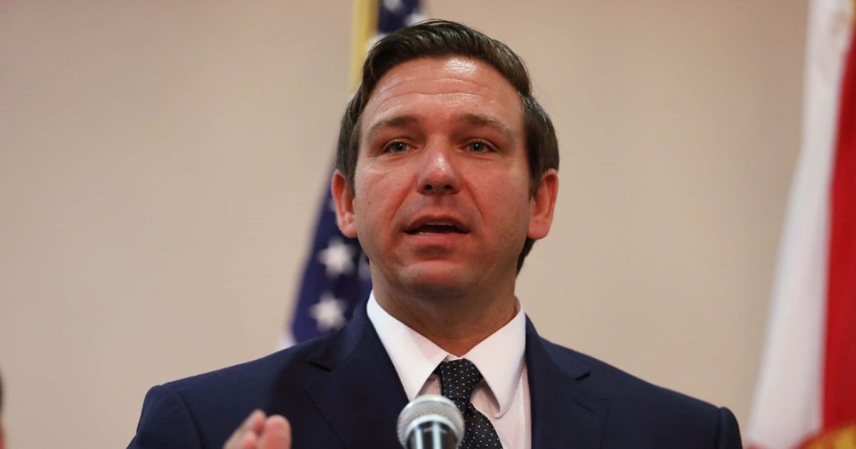 Gov Ron DeSantis doesn't want illegal migrants to infiltrate Florida (Getty Images)