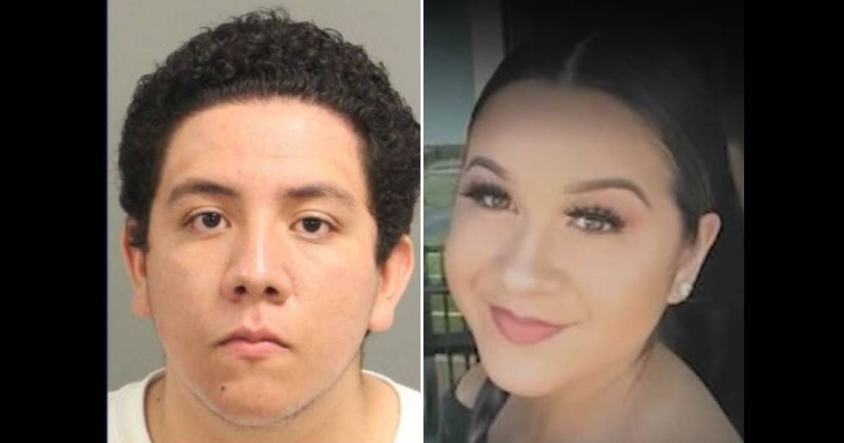 Erick Hernandez-Mendez was convicted of stabbing his wife Christina Matos to death just days after their wedding (Raleigh Police Department, ABC11 Raleigh NC video screengrab)