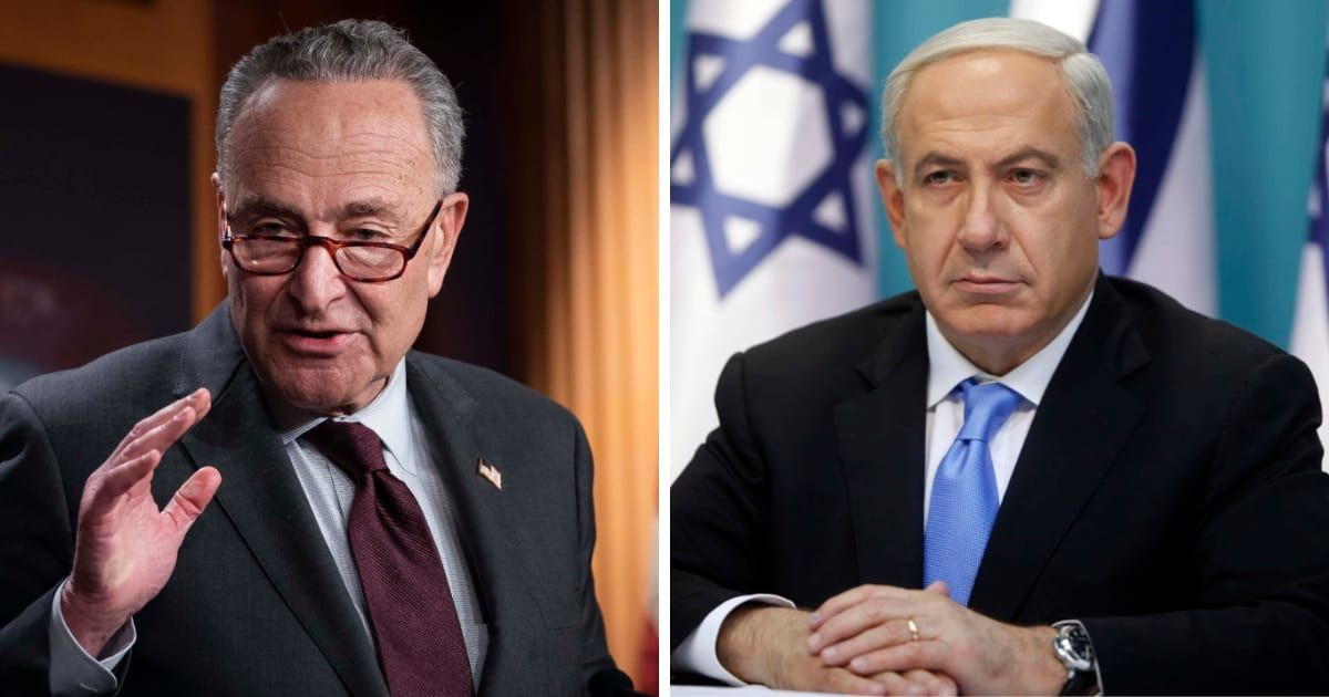 Senator Chuck Schumer criticized Isreal PM Benjamin Netanyahu's war in Gaza (Getty Images)