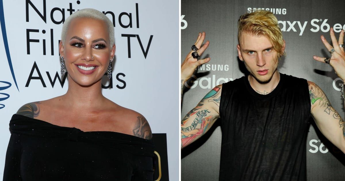 Amber Rose said Machine Gun Kelly was the only one besides her ex-husband to apologize to her for not treating her in a deserving way (Getty Images)