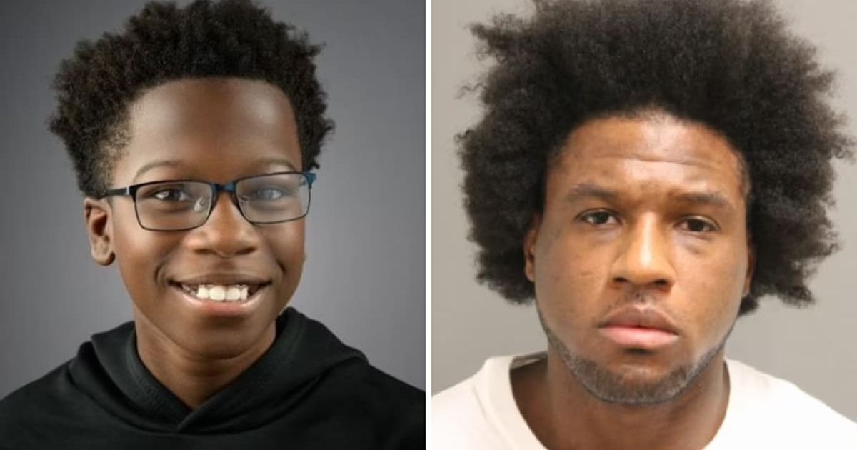 Crosetti Brand, 37, has been charged with first-degree murder in the fatal stabbing of Jayden Perkins, 11 (Chicago PD/Cheddar Up)