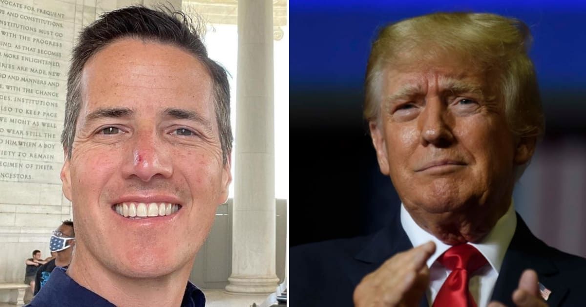 Ohio GOP Senate hopeful Bernie Moreno is backed by Donald Trump (@berniemorenoforohio/Instagram, Getty Images)