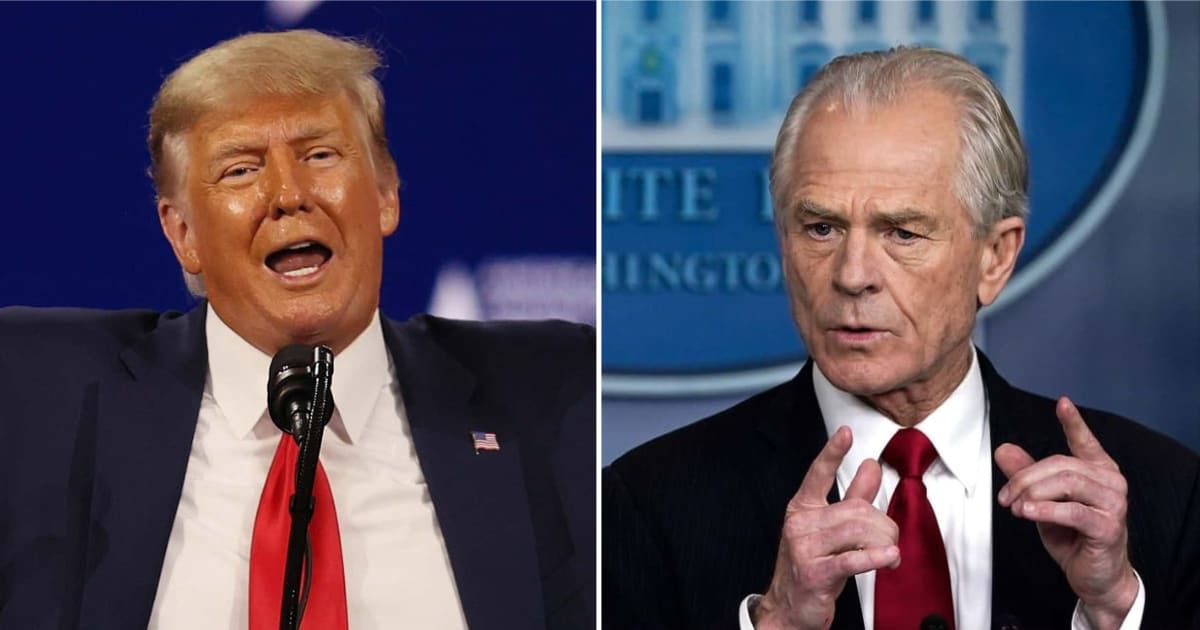Donald Trump's adviser Peter Navarro was sentenced to prison following his conviction for defying a congressional subpoena (Getty Images)