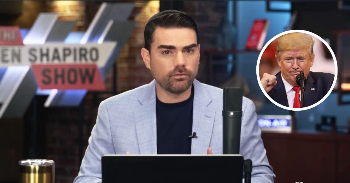 Ben Shapiro announced that he will be hosting a fundraiser for Donald Trump in the upcoming week (@BenShapiro/Youtube, Getty Images)