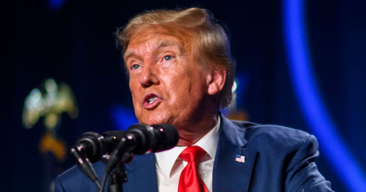 Donald Trump hinted at potential violence if he does not win the November election (Melissa Sue Gerrits/Getty Images)