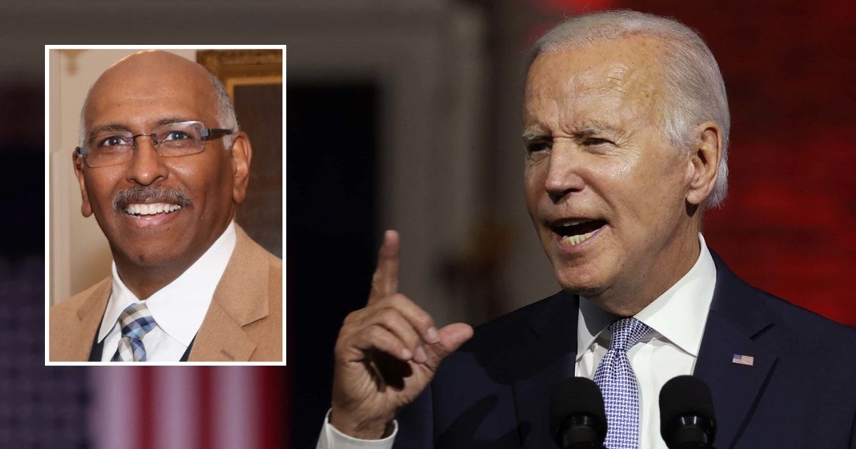 Former RNC Chair Michael Steele urged Republicans to cast their ballots for President Joe Biden in the upcoming election (Getty Images, Maryland GovPics)
