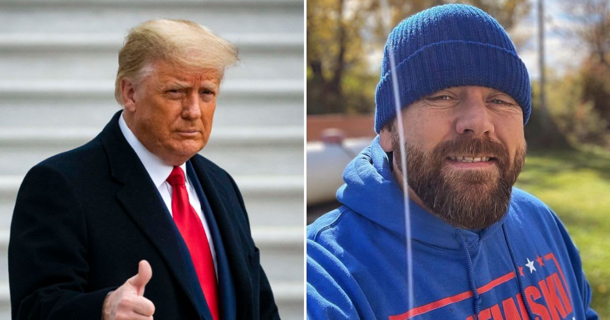 Former President Donald Trump heaped praise on former Ohio GOP congressional candidate JR Majewski (Getty Images, @jr_majewski/Instagram)