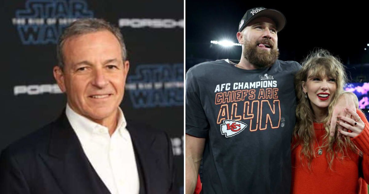 Bob Iger got a tad too excited after spotting Taylor Swift and Travis Kelce on a dinner date in Los Angeles (Getty Images)