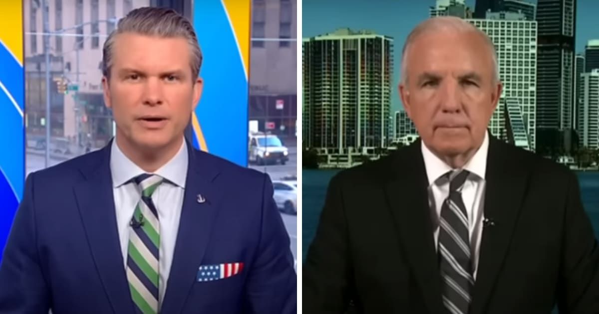 Pete Hegseth and Rep Carlos Gimenez on the March 16, 2024 episode of 'Fox & Friends' (Screengrab/Fox News)