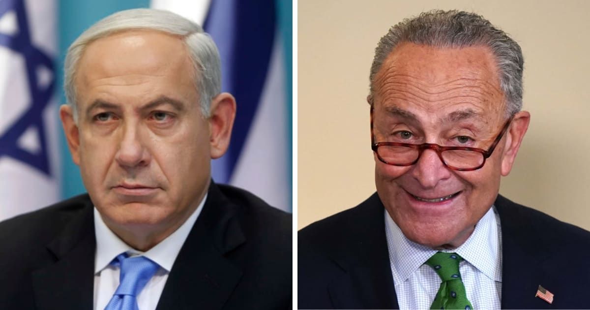 Benjamin Netanyahu slammed Senator Chuck Schumer's comments about new elections in Israel (Getty Images)