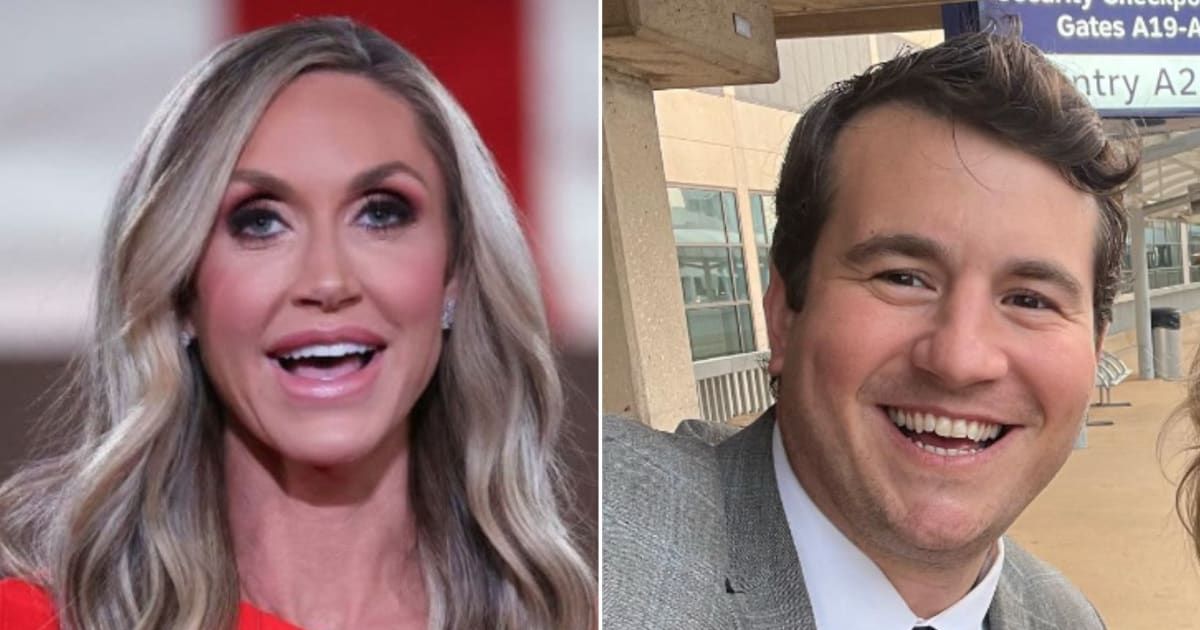 Lara Trump's appearance on Alex Stein's show wasn't received positively (Getty Images, @primetimestein/Instagram)