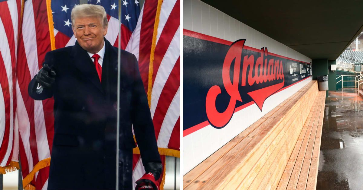 Donald Trump's comments have reignited the heated debate surrounding the name change of the Cleveland baseball franchise (Getty Images)