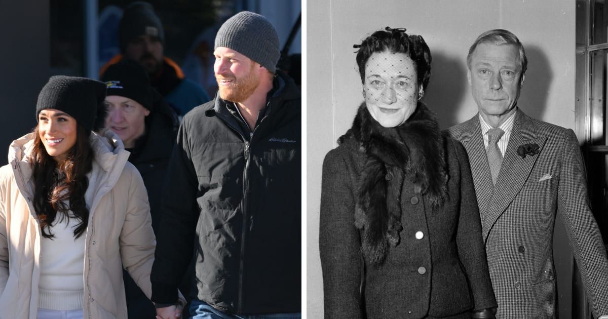 Meghan Markle and Prince Harry have been compared to Wallis Simpson and King Edward VIII (Karwai Tang/WireImage and Bettmann Archive/Getty Images)