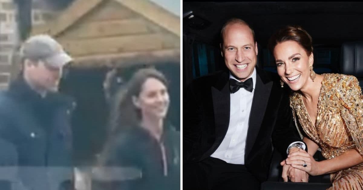 Prince William and Kate Middleton were spotted at a farm shop (Screenshot/TMZ video, @princeandprincessofwales/Instagram)