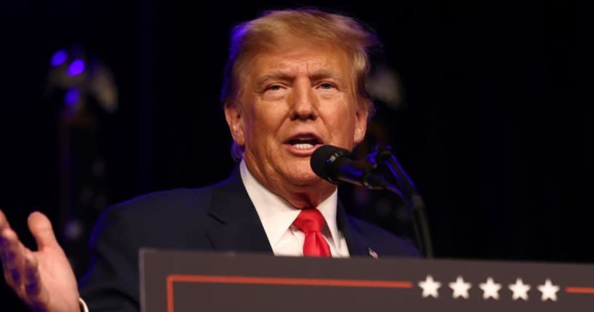 Donald Trump said Jewish people who vote for Democrats hate their religion and Israel (Mario Tama/Getty Images)