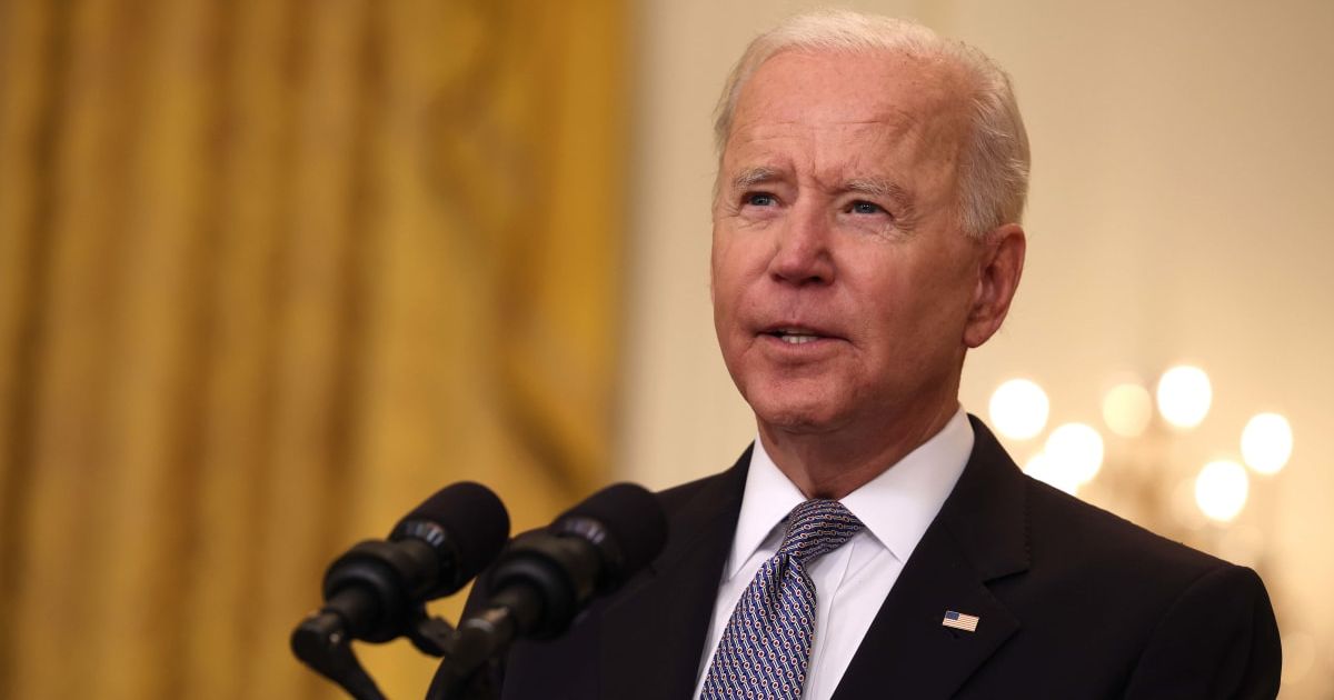 President Joe Biden signs on executive order to expand research on women's health (Getty Images)