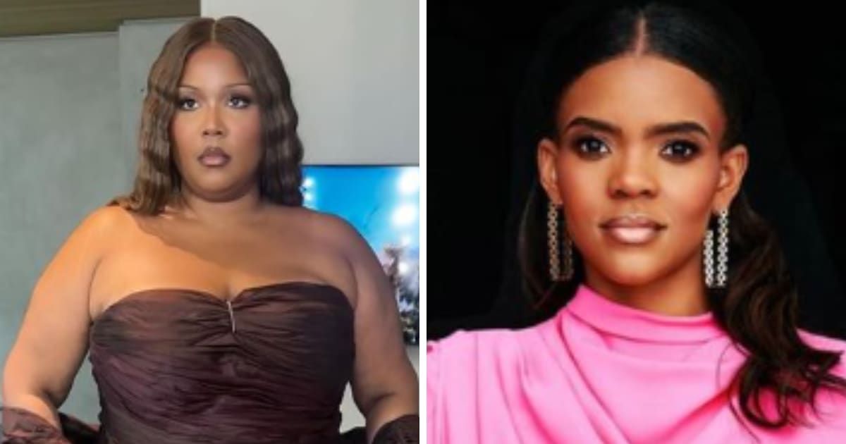Lizzo fired back at her trolls, including Candace Owens (Instagram/ @lizzobeeating and @realcandaceowens)