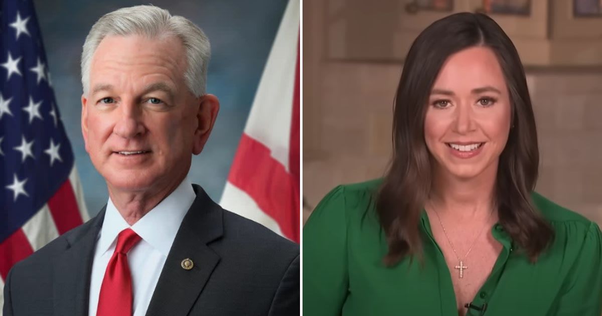 Alabama GOP Senator Tommy Tuberville suggested that GOP leadership should have paid more attention to Senator Katie Britt's rebuttal after POTUS' SOTU address (Rebecca Hammel/U.S. Senate, MSNBC/YT)