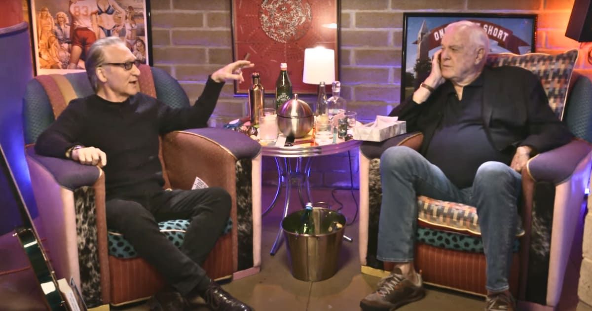 Bill Maher and John Cleese lamented the state of The New York Times on the latest episode of the 'Club Random' podcast (@ClubRandomPodcast/YouTube)