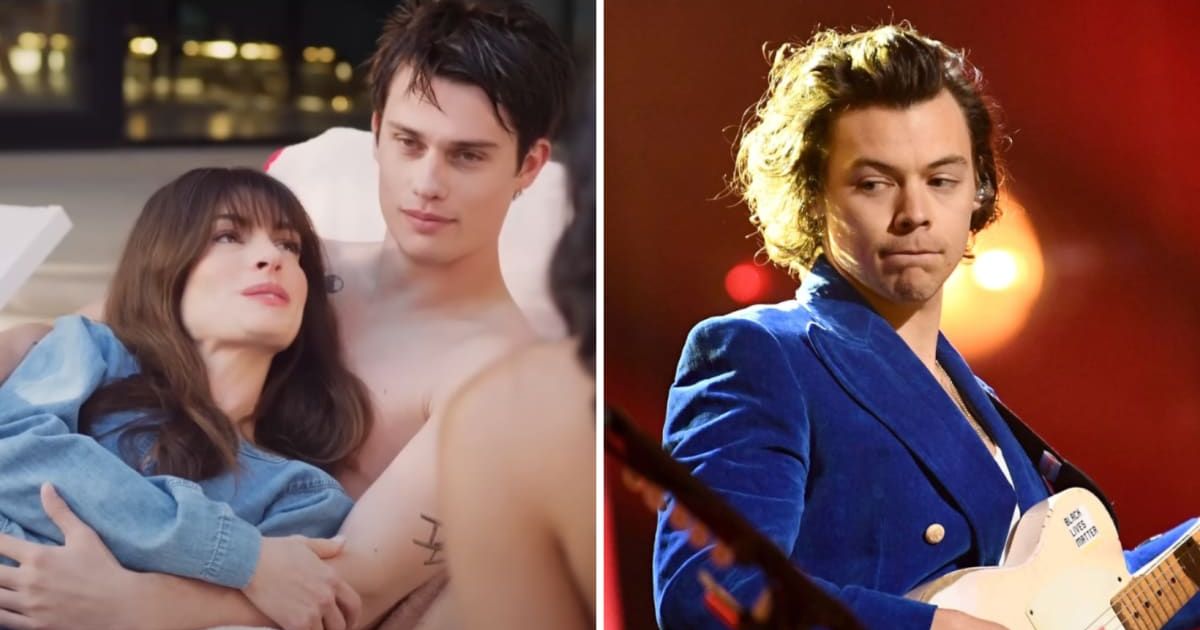 Anne Hathaway responded to the rumors that 'The Idea of You' was inspired by Harry Styles (Amazon MGM Studios, Getty Images)