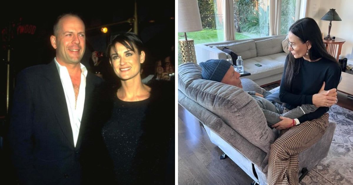 Demi Moore wishes her ex-husband Bruce Willis on his birthday (Getty Images and Instagram/@demimoore)