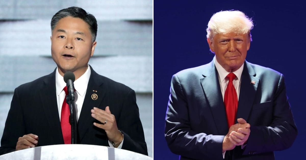 Ted Lieu said that bond providers would have given the bond if they had believed that Donald Trump had sufficient assets (Getty Images)
