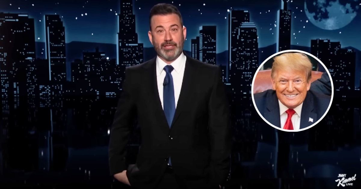 Jimmy Kimmel mocked Donald Trump on the post-St Patrick’s Day segment of his late-night show (JimmyKimmelLive/YouTube)