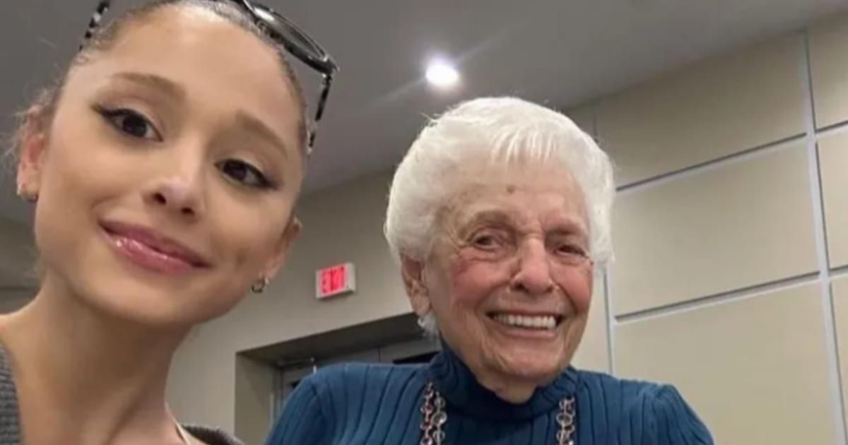Ariana Grande with her grandmother Marjorie Grande (@arianagrande/Instagram)