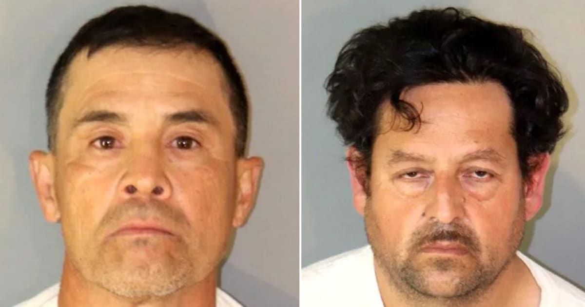Juan Manuel Cebreros (L) and Samuel Pasillas (R) were charged with multiple felonies for their murder-for-hire plot (Riverside Police Department)