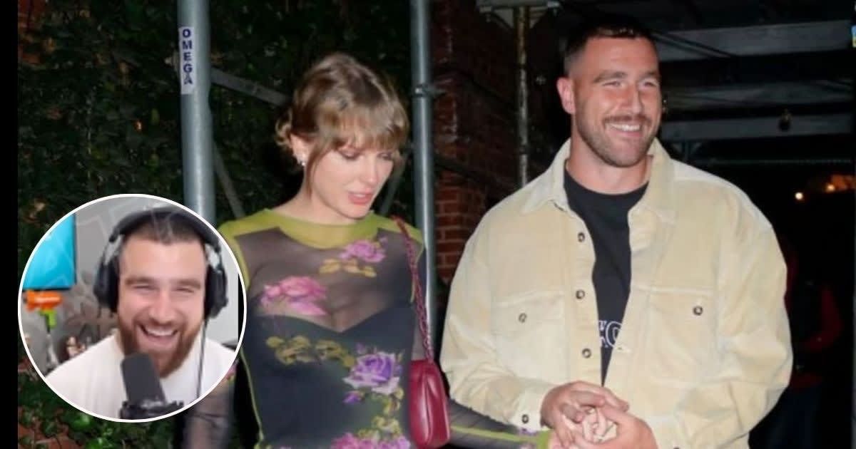 Travis Kelce sang Taylor Swift’s ‘Bad Blood’ on his podcast (@killatrav/Instagram, Getty Images)