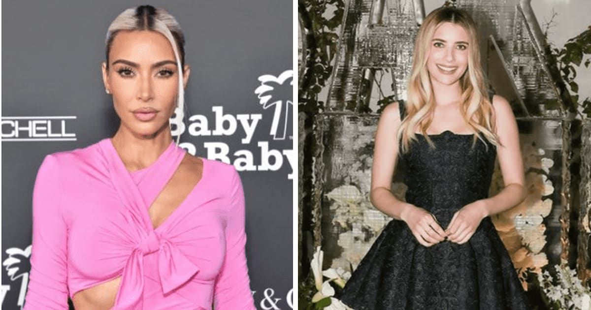 In the first trailer of FX's 'American Horror Story: Delicate Part 2',  Kim Kardashian and Emma Roberts are seen locking lips (Getty Images, @emmaroberts/Instagram)