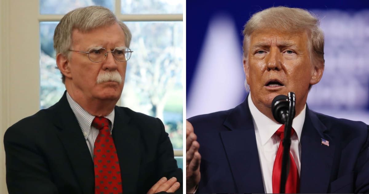 Former White House aide John Bolton cautioned against Donald Trunmp's return to the Oval Office (Getty Images)