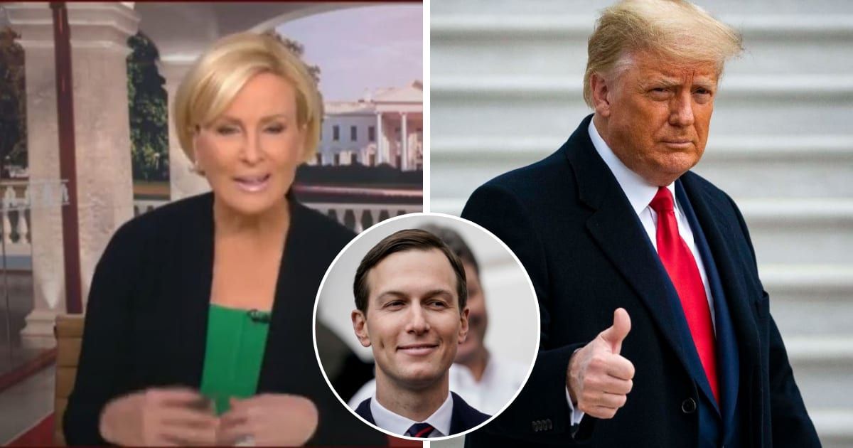 'Morning Joe' curious why Trump is not turning to Jared Kushner for $464M bond (MSNBC/Getty Images)