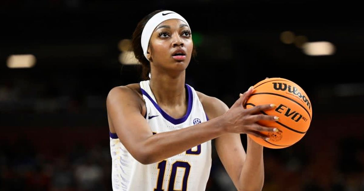 LSU star Angel Reese is the latest celebrity to have NSFW, AI-generated photos created in their appearance (Getty Images)