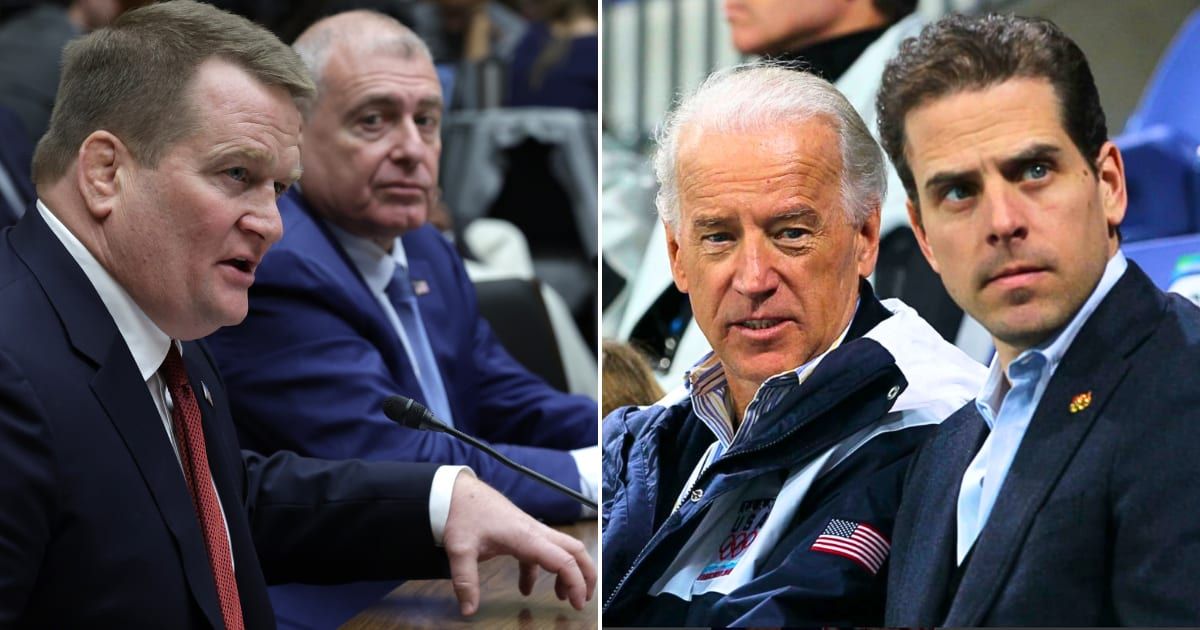 Tony Bobulinski and Lev Parnas took the stand during Wednesday's proceedings in the inquiry against Joe and Hunter Biden (Getty Images)