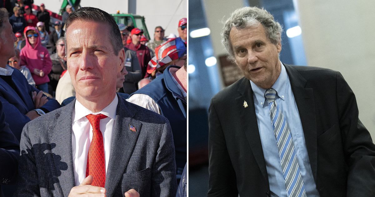 Bernie Moreno will face Sherrod Brown in the November Ohio Senate race election (Getty Images)
