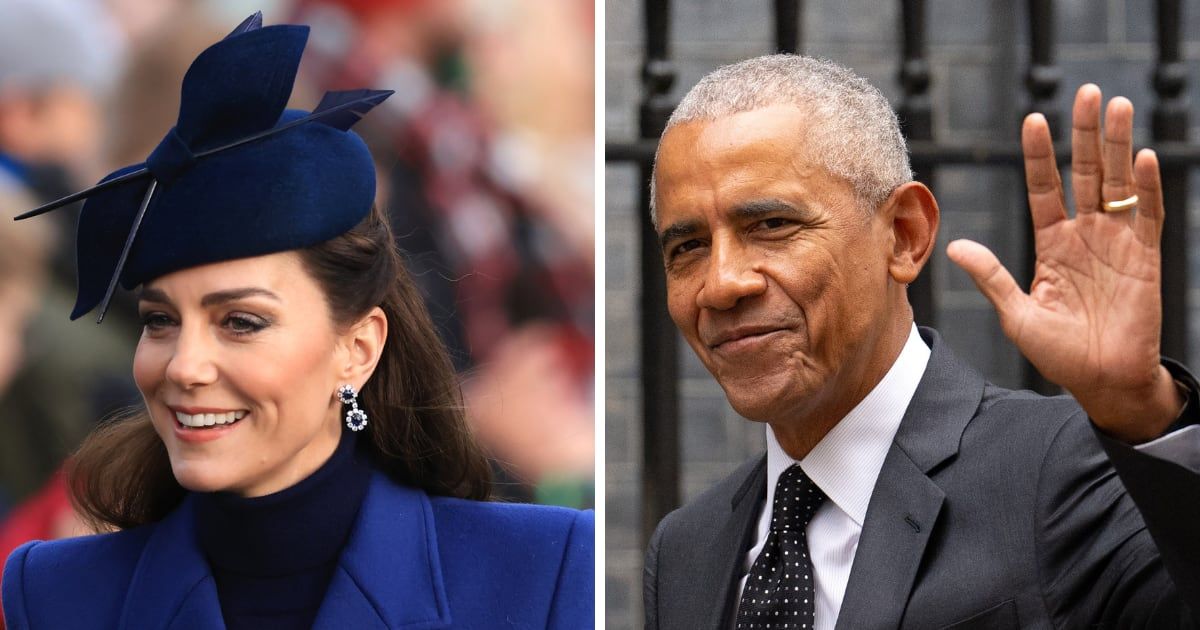 Kate Middleton's missing drama led to jokes after Barack Obama visited London (Getty Images and Carl Court/Getty Images)