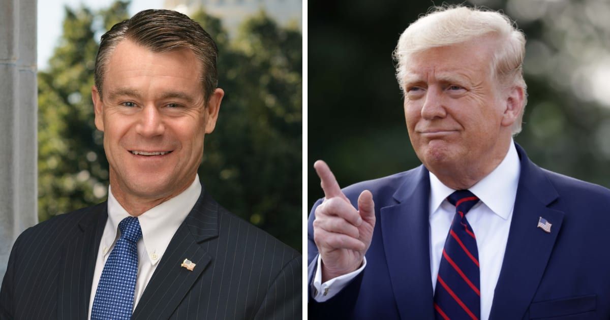 Senator Todd Young will not vote for Donald Trump in November (Senator Todd Young/Facebook, Getty Images)