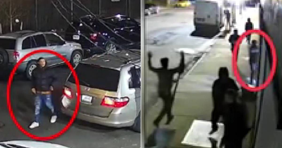 Mount Vernon shootout suspects were caught on CCTV camera (Fox 5 video screengrab)