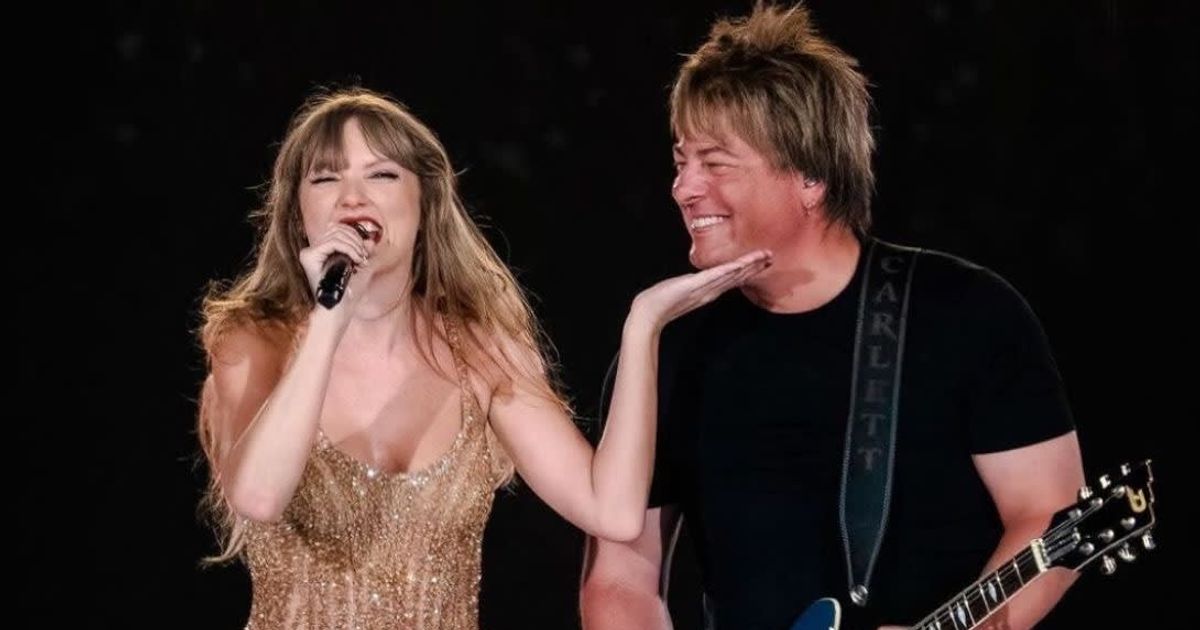 Taylor Swift ‘planned’ Eras tour around her lead guitarist’s baby’s due date (@paul_sidoti/Instagram)