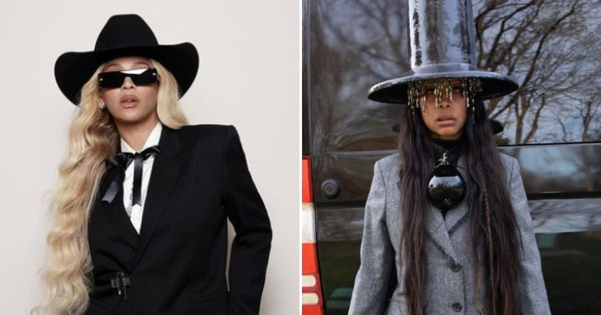 Beyonce's publicist defends her cover art against Erykah Badu's taunt (@beyonce, @erykahbadu/Instagram)