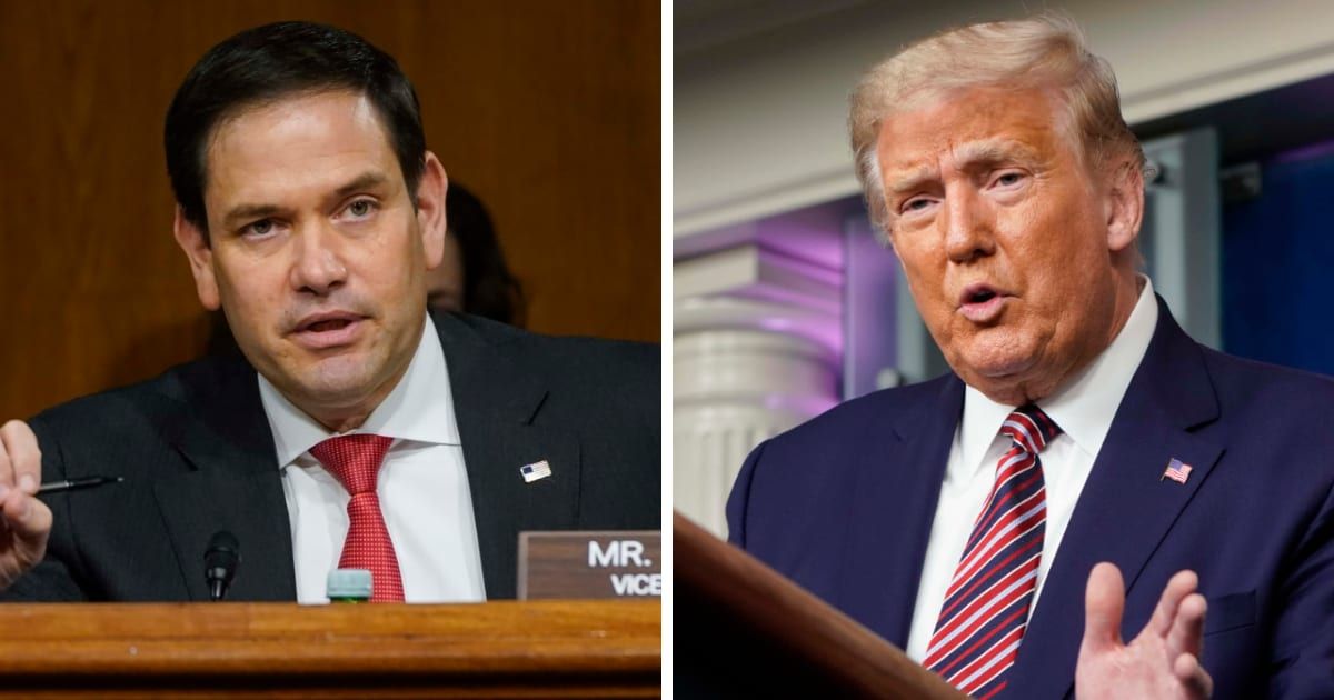 Marco Rubio is open to becoming Donald Trump's running mate in the 2024 race (Getty Images)