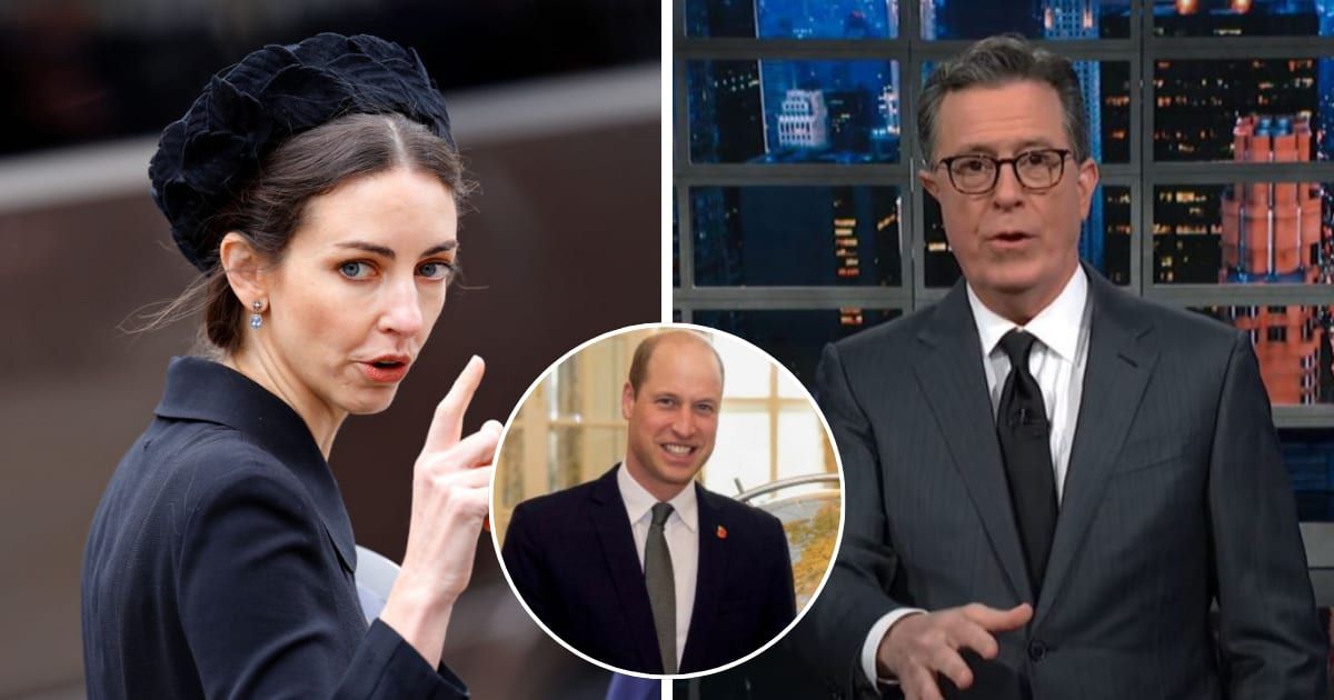 Lady Rose Hanbury's lawyers sent Stephen Colbert a legal notice for claiming on his late-night show that she had an affair with Prince William (Getty Images, The Late with Stephen Colbert, @KensingtonRoyal/X)
